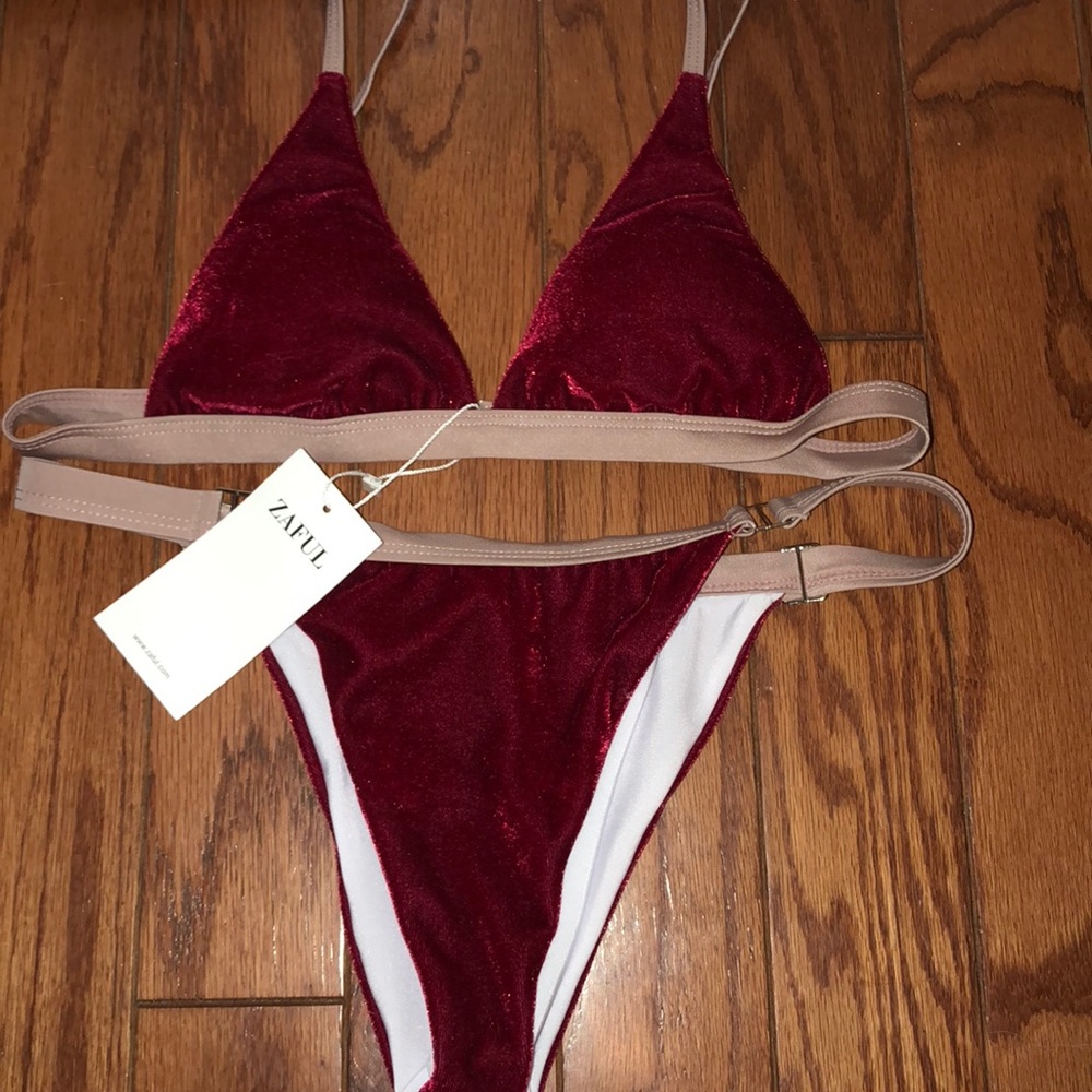 Velvet bikini set